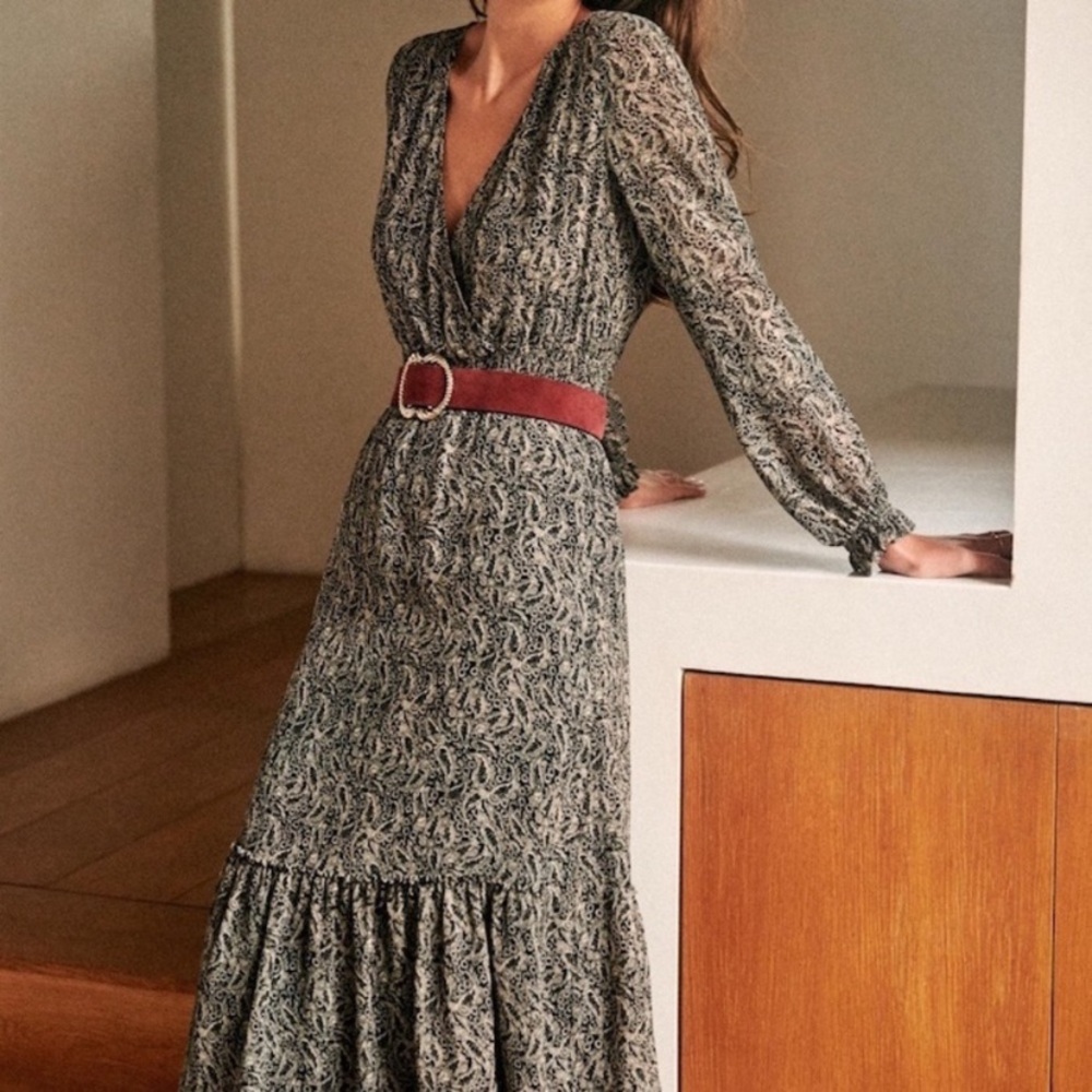 Sezane Titiane dress Paisley Print